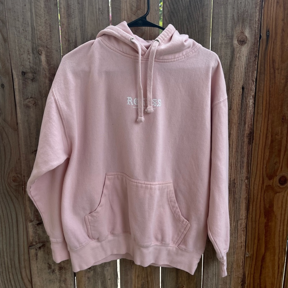 Young & Reckless unisex light pink hoodie l Size L